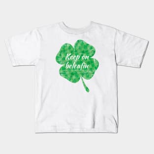 Clover Lucky Charm Leaf Kids T-Shirt